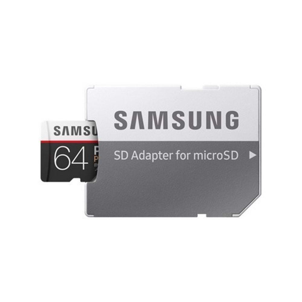 Samsung PRO Plus 64GB Micro SD Class 10 UHS-I 3 100MB/S Kafıza Kartı