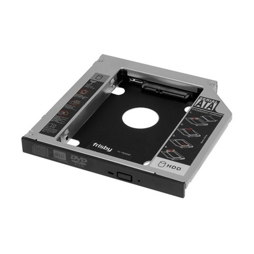 Frisby FA-7830NF 2.5 Notebook DVD Extra SATA HDD Yuva 12.7mm