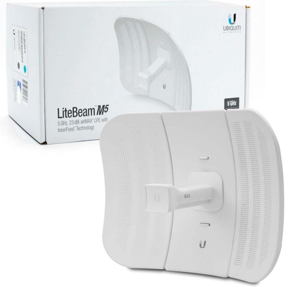 UBNT LiteBeam M5 LBE-M5-23 5Ghz 23dBi 20km Noktadan Noktaya İnternet