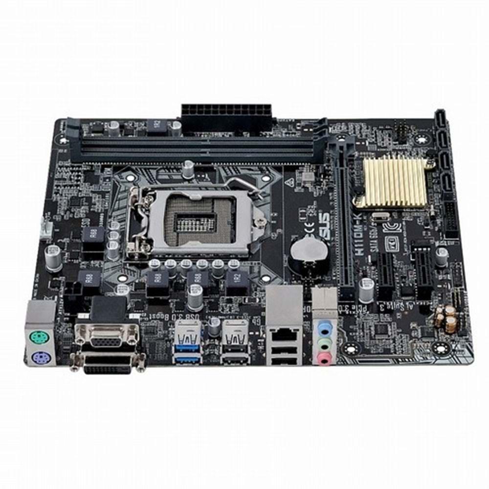 Asus H110M-K H110 DDR4 8CH 1151 Soket Anakart