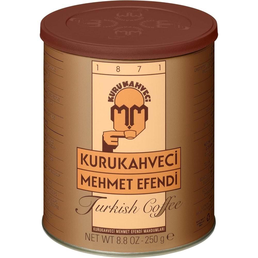 Kurukahveci Mehmet Efendi Türk Kahvesi 250 gr Teneke