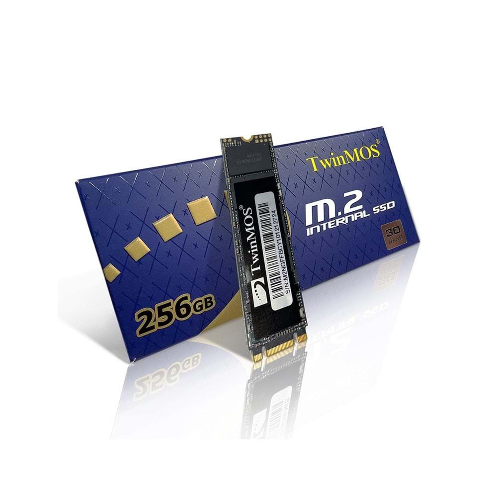 Twinmos 256GB M.2 Disk 2280 SATA3 SSD Disk 580Mb-550Mbs 3D nand NGFFEGBM2280