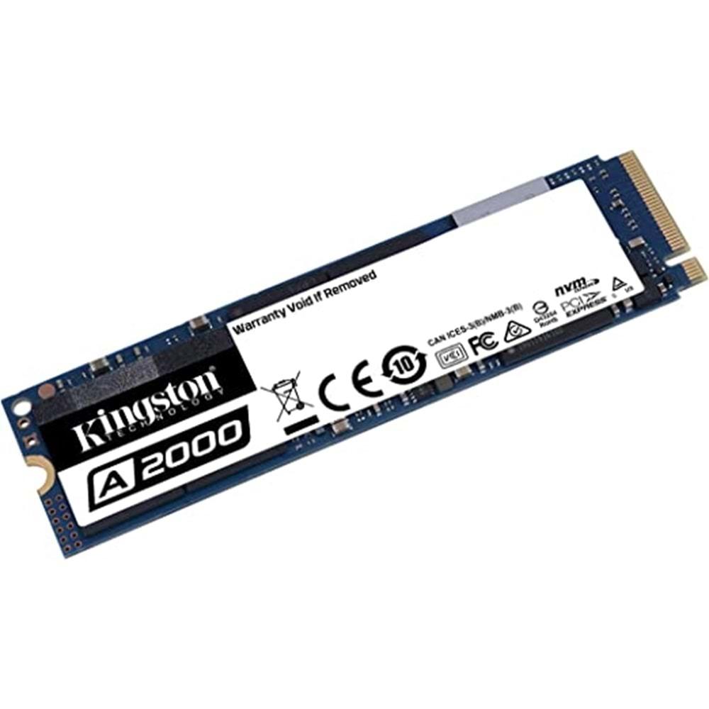 Kingston A2000 1TB 22x80mm PCIe 3.0 x4 M.2 Disk NVMe SSD Disk SA2000M8-1000G