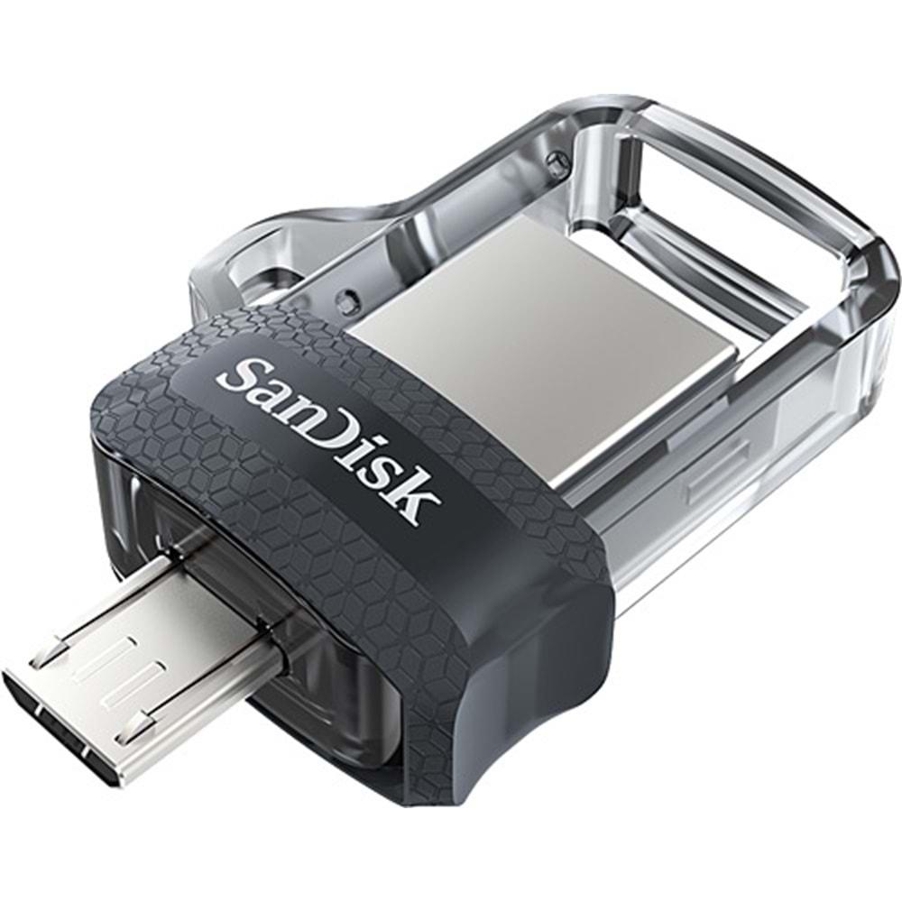 Sandisk 128GB Ultra Android Dual Drive USB 3.0 Siyah USB Bellek SDDD3-128G-G46