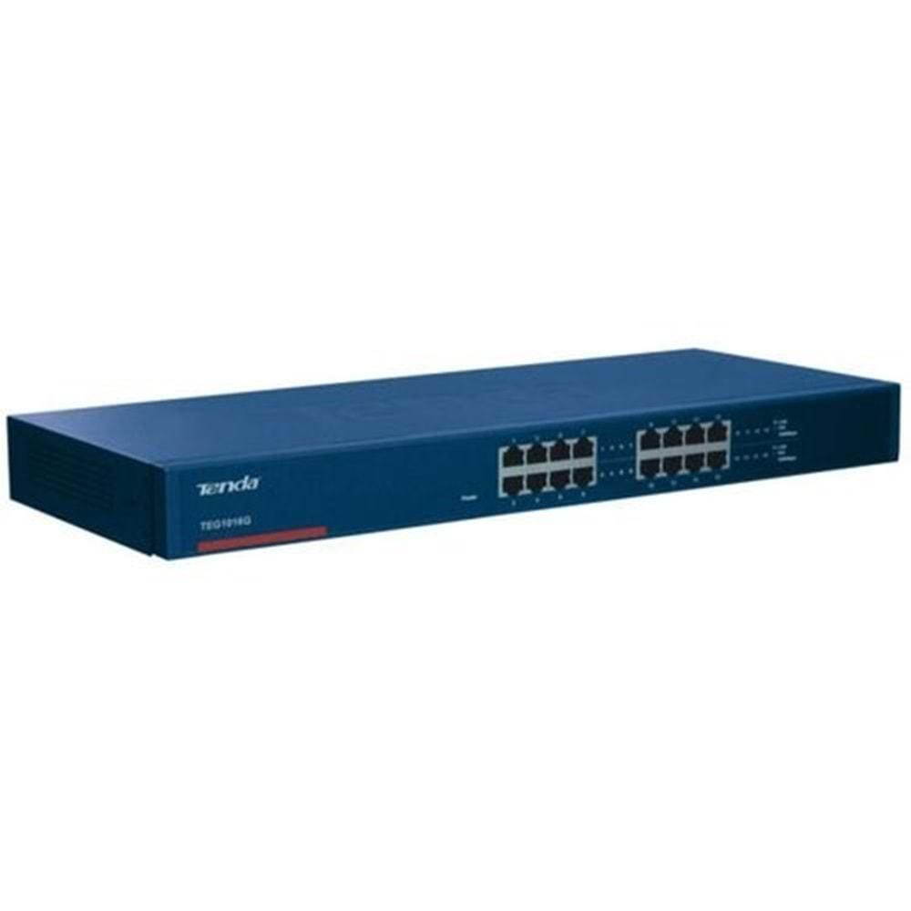 Tenda 16 PORT 10/100/1000Mbps Rack Mountable Switch TEG1016G