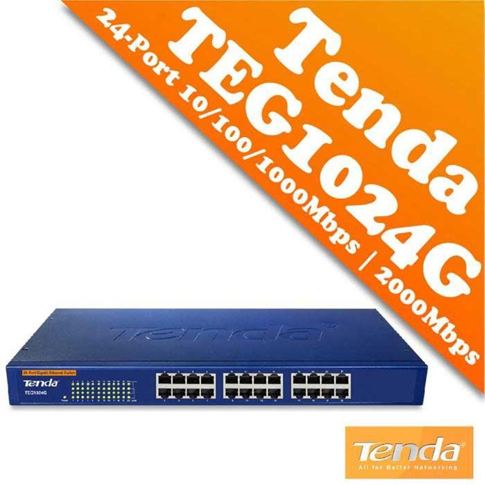 Tenda 24 PORT 10/100/1000 Rack Mountable TEG1024G