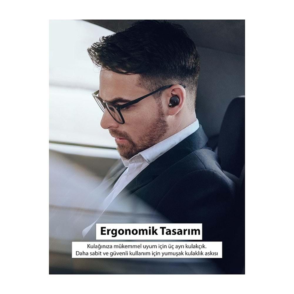 TAOTRONICS SoundLiberty 79 PRO IPX7 Yapay Zekalı Gürültü Engelleme Kablosuz TT-BH079-SB-PRO
