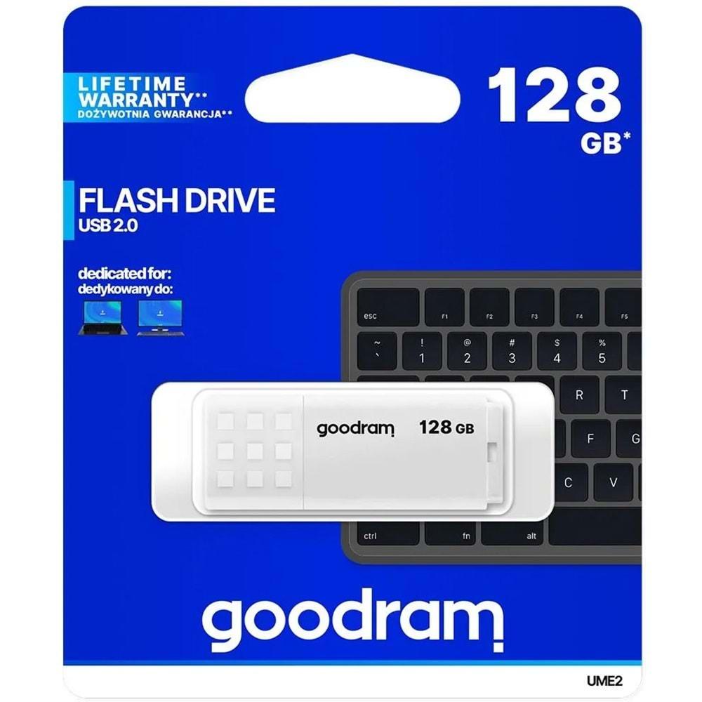 Goodram 128 GB UME2 Beyaz USB 2.0 UME2-0080W0R11