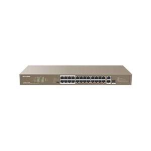 Ip-com F1126P-24-250W 24 PORT 10/100+ 2XRJ45/1X1GB SFP Rackmount Switch
