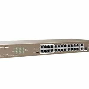 Ip-com F1126P-24-250W 24 PORT 10/100+ 2XRJ45/1X1GB SFP Rackmount Switch
