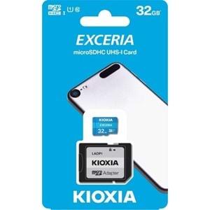 Kioxia 32GB Exceria Micro SDXC UHS-1 C10 100MB/sn Hafıza Kartı LMEX1L032GG2