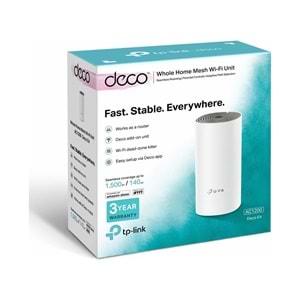 TP-Link DECO-E4-1P Deco E4 AC 1200 Mbps Mesh Tüm Ev Wi-Fi Sistemi ( Tekli )