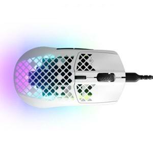 Steelserıes Aerox 3 Snow (2022) Ultra Hafif 59G. Trumove Core Sensör Kablolu Mouse