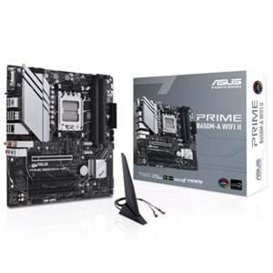 ASUS Prime B650M-A Wifi II DDR5 6400MHZ 1XVGA 1XHDMI 1XDP 2XM.2 USB 3.2 MATX AM5 Anakart