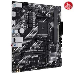 Asus Prime B550M-K Argb DDR4 5100Mhz 1XHDMI 1XDP 2XM.2 USB 3.2 Matx Am4 (AMD AM4 5000/4000 G/3000 Serisi İle Uyumlu)