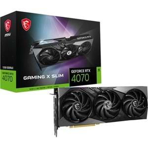 Msi Geforce RTX 4070 SUPER 12G GAMING X SLIM 12GB GDDR6X 3XDP HDMI 192BIT