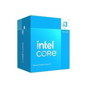 Intel Core i3-14100 3.50GHz 12MB 1700p 14. Nesil BOX İşlemci