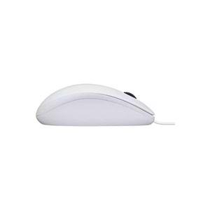 Logitech B100 Nano Mouse Kablolu Beyaz 910-003360