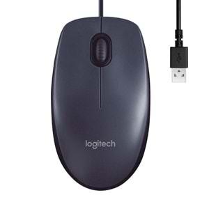 Logitech B100 Kablolu Optik Mouse Siyah 910 003357