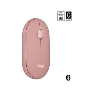 Logitech M350s Pebble 2 Pembe Bluetooth Mouse