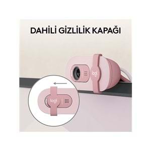 Logitech Brio 100 Webcam Pembe Full HD 960 001623