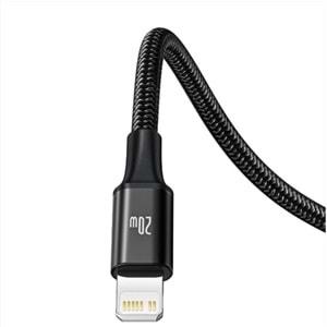 Baseus Rapid 3IN1 20W 120 CM Şarj Kablosu Siyah Giriş:TYPE-C Çıkış:TYPE-C, Lightnight, Micro USB CAMLT-SC01