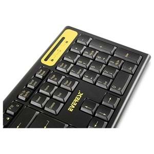 Everest KM-5535 USB Multimedya Kablosuz Q Standart Klavye Mouse Set