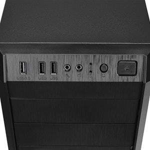 Everest 318B 300W Peak Siyah Metal Panel ATX Mid-Tower PC Kasası