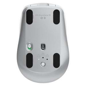 Logitech MX Anywhere 3S Kompakt 8000 DPI Optik Sensörlü Sessiz Bluetooth Kablosuz Mouse - Beyaz 910-006930