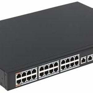 Dahua PFS4226-24ET-240 24 PORT 24XFE-2GE-2SFP 240W Yönetilebilir POE Switch