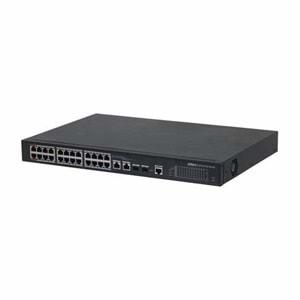Dahua PFS4226-24ET-240 24 PORT 24XFE-2GE-2SFP 240W Yönetilebilir POE Switch