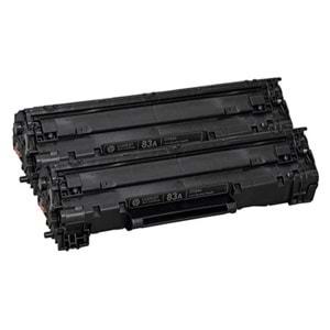 HP CF283AF Siyah Toner Kartuş (ikili) 83A
