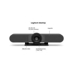 Logitech Meetup Conference Cam 960-001102 Mikrofonlu Konferans Kamerası