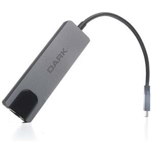 Dark DK-AC-U31X46 Type-C to USB 3.0 -HDMI-RJ45