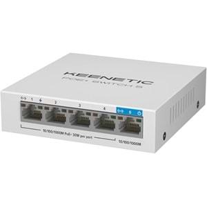 KEENETIC KN-4610-01-EU PoE+ Switch 5 1x1Gbit 4x1Gbit PoE+ Port IEEE 802.3af/at 60Watt