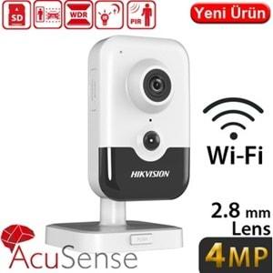 Hikvision DS-2CD2443G2-IW 4MP 2.8MM Sesli IP Küp Kamera (Wifi)