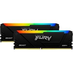 Kingston 64GB DDR4 CL16 3200Mhz RGB 2x32 RAM (KF432C16BB2AK2/64TR)