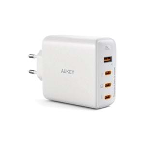 Aukey PA-B7S-WH 100W Dört Bağlantı Noktalı PD GaN Duvar Şarj Cihazı