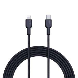 Aukey CB-NCL1-BK 480Mbps Type-C Lightnig Kablosu (1.8m)