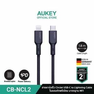Aukey CB-NCL1-WH 480Mbps Type-C Lightnig Kablosu (1.8m)