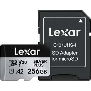 Lexar 128GB Yüksek Perfomans Silver Plus MICROSDXC UHS-I UP TO 205MB/S READ 150MB/S WRITE C10 A2 V30