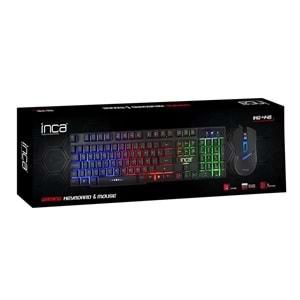 Inca Rainbow Gaming Mekanik Hisli Klavye & Mouse Set