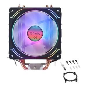 Frisby FCL-F1334C (P4S) INTEL 1366/115X/1200/1700-AMD AM2/AM2+/AM3/AM4/AM5 İşlemci Fanı