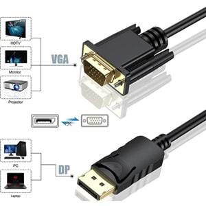 Dark DK-CB-DPXVGAL180 1.8MT DISPLAY PORT TO VGA Dönüştürücü Kablo