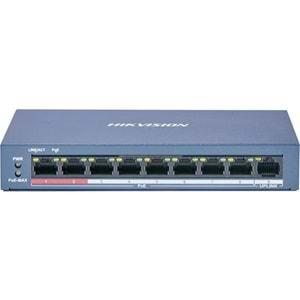 Hikvision DS-3E310P-E/M(B) 8 Port PoE (80W) 10/100Mbps + 2GE Uplink Switch