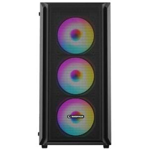 Rampage BETA MESH 650W 80 Plus ARGB Fan Temperli Camlı Mid-T Oyuncu Kasası(Siyah