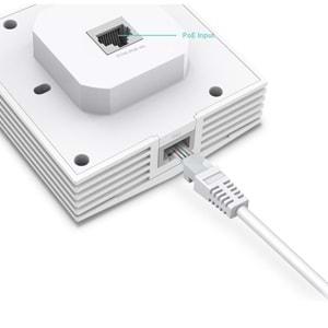 TP-Link Omada EAP650-WALL AX3000 Dual Band WIFI6 2XGBIT RJ45 Port 574MBPS/2.4GHZ/2402MBPS/5GHZ Access Point (Adaptörsüz)