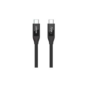UNITEK USB4 Thunderbolt Kablosu 0.8 Metre – 40Gbps, 100W, 8K@60Hz – C14100BK-0.8M