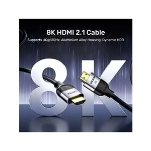 UNITEK HDMI 2.1 Kablosu 3 Metre – 8K@60Hz – C11086GY01-3M