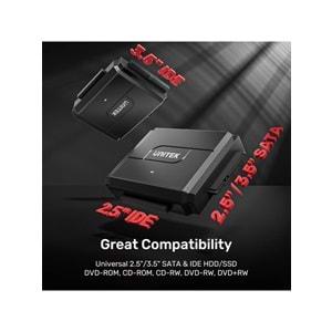 UNITEK USB 3.0 to IDE + SATA II Dönüştürücü – Y-3324
